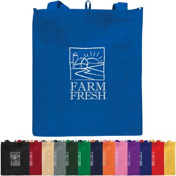Colossal Grocery Tote Bag - Screen Printed - 14.5" H x 13" W x 10" D